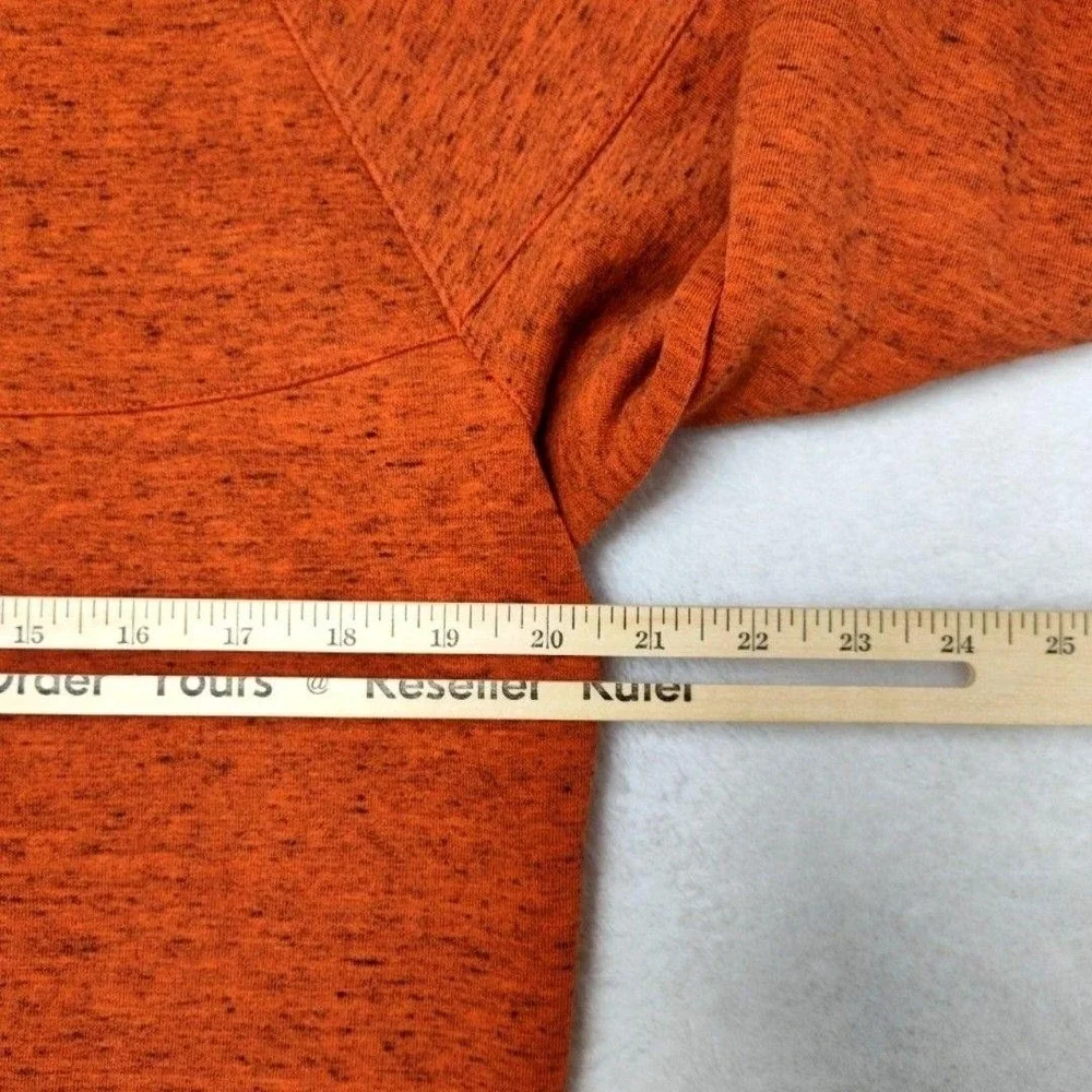 Nike Hoodie Mens M Orange Tech Fleece Windrunner Full Zip Hooded 545277-891